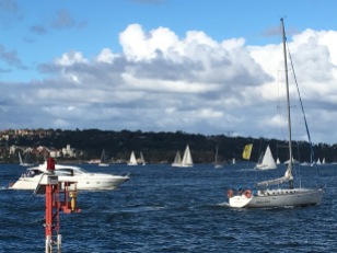 Boats in Sydney harbour